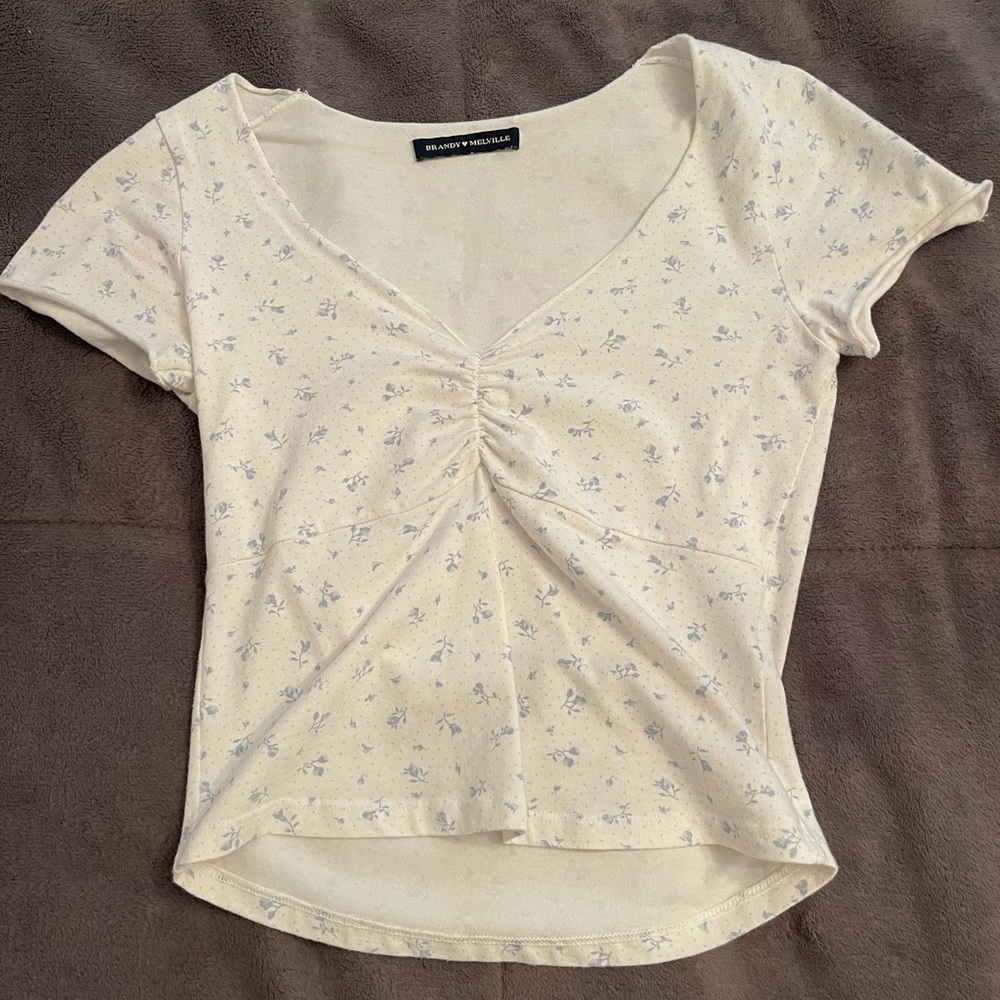 Brandy Melville Floral Gina Top